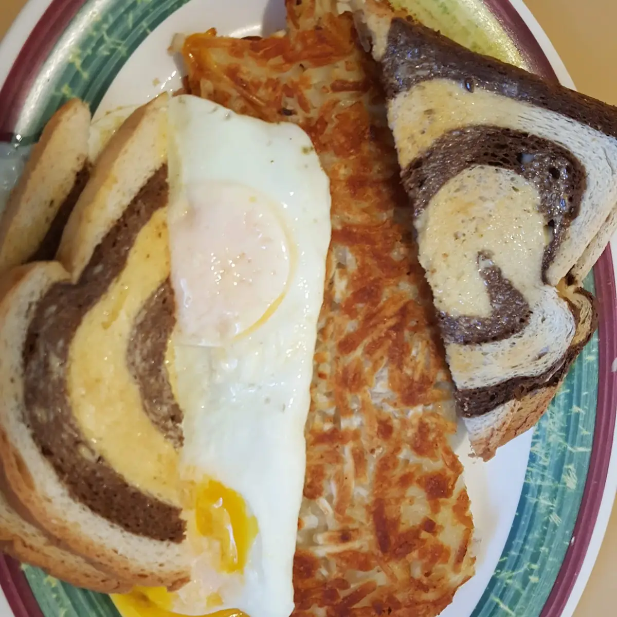 Two Eggs over Easy with Hash Browns