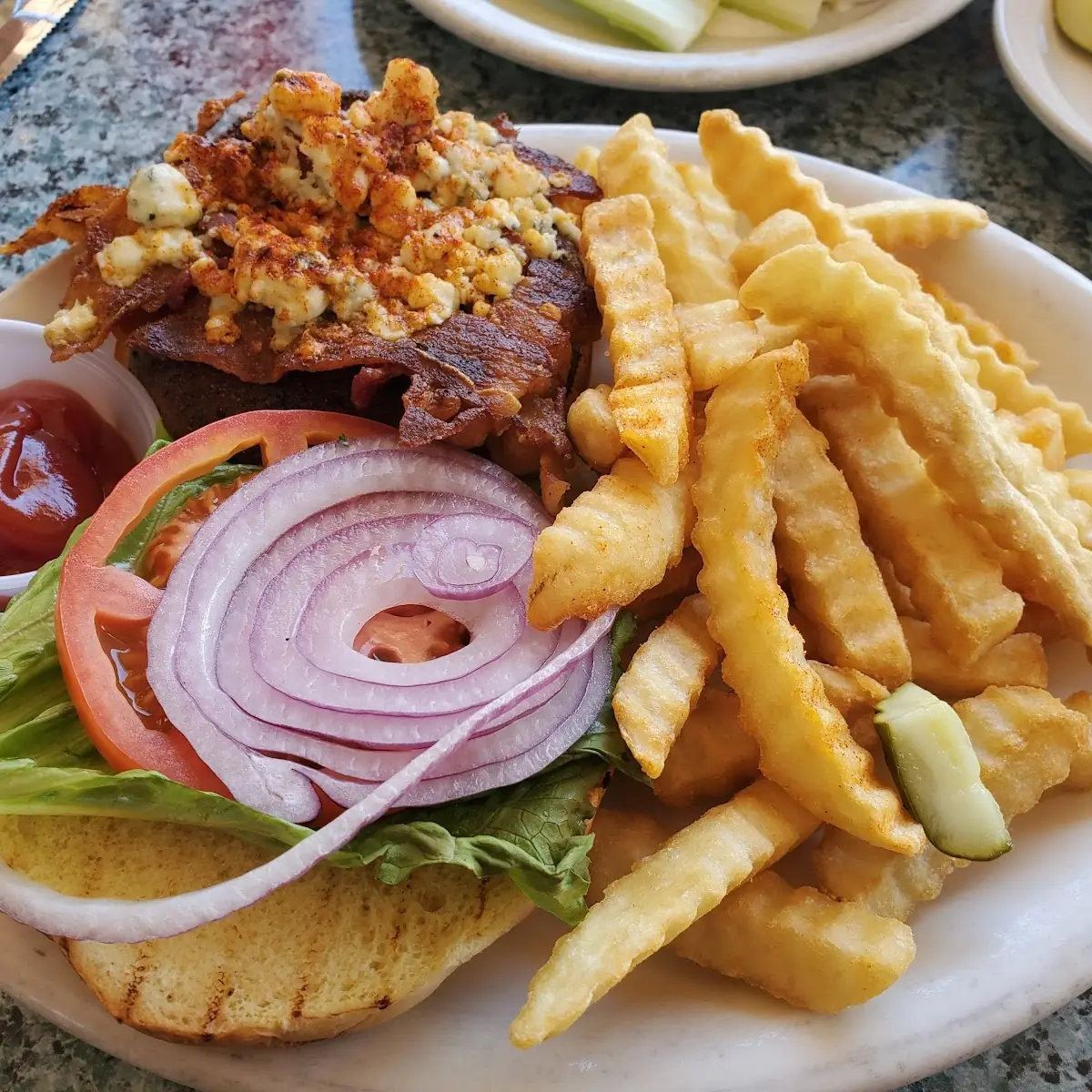 Black and Blue Burger