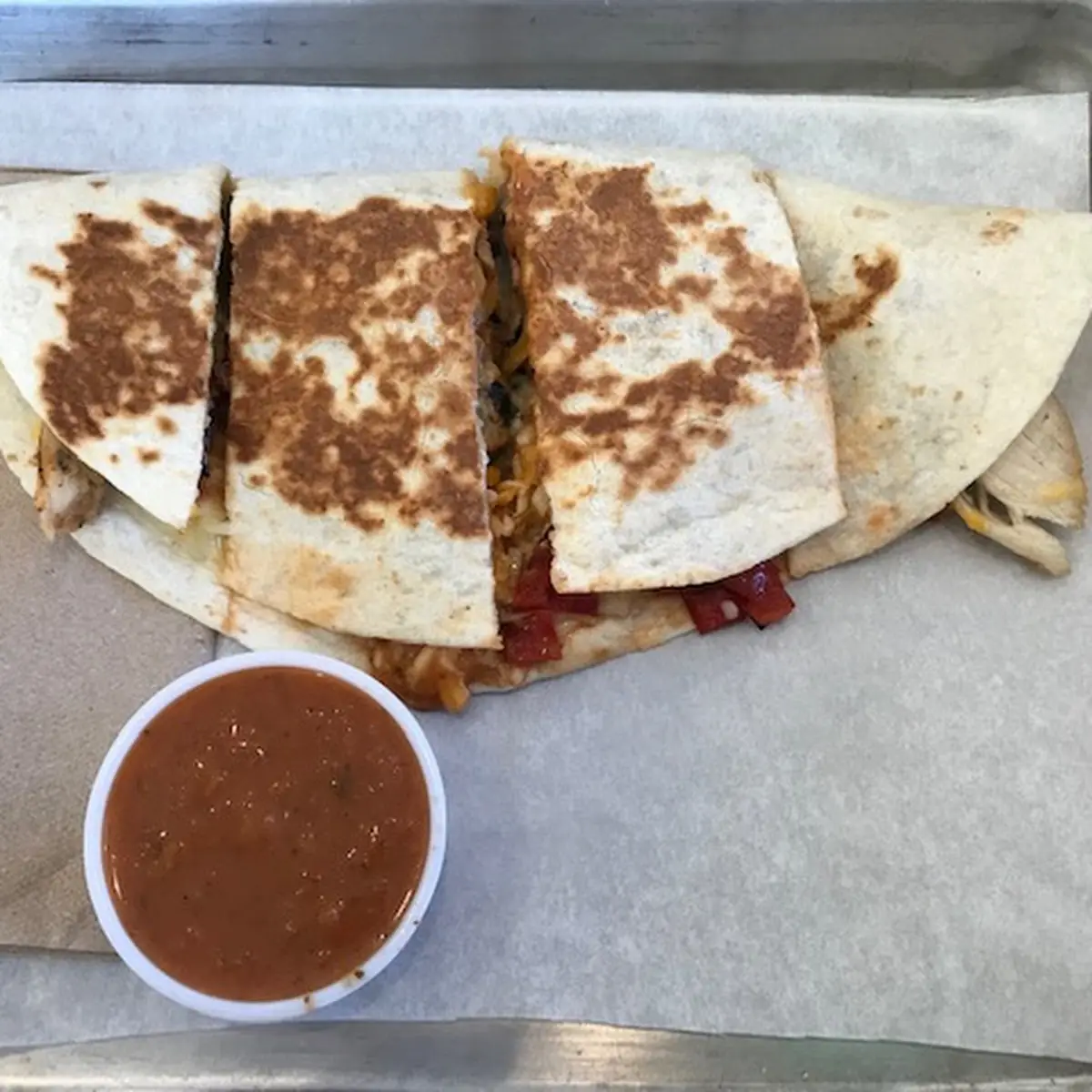 Santa Fe Chicken Quesadilla