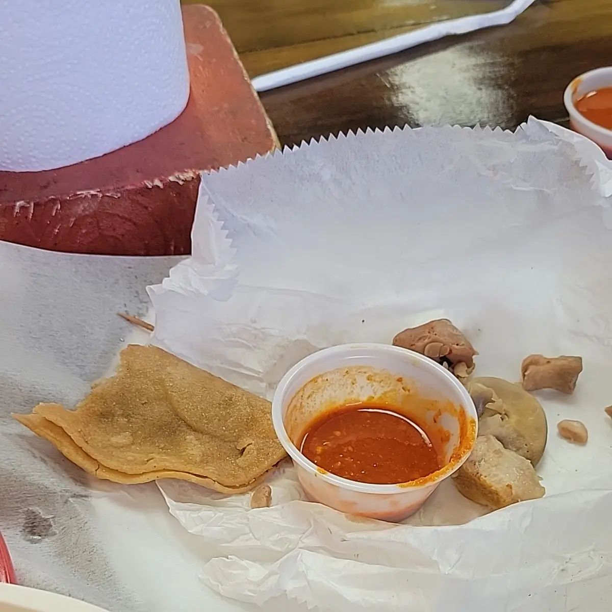 Taco Dorados Refried Several Times It Seems