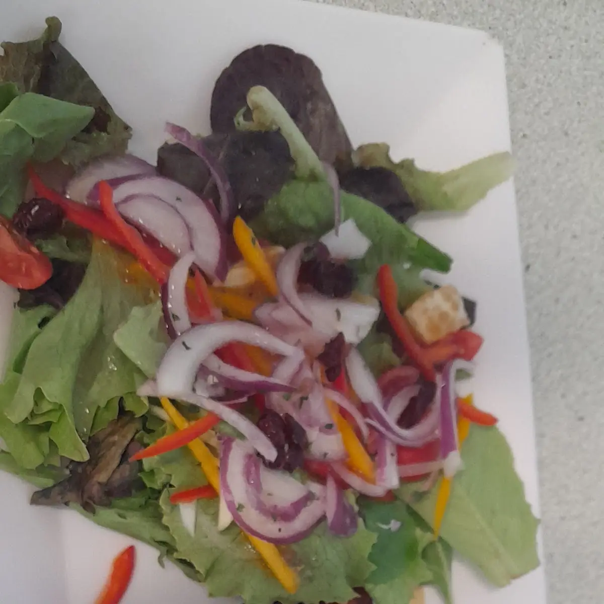 Carne Frita Con Ensalada