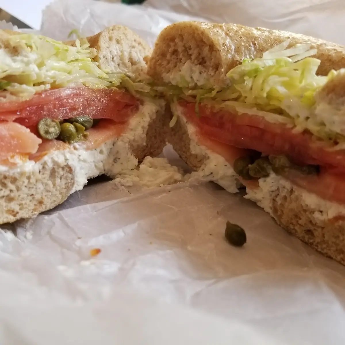 Lox and Bagel Sandwich