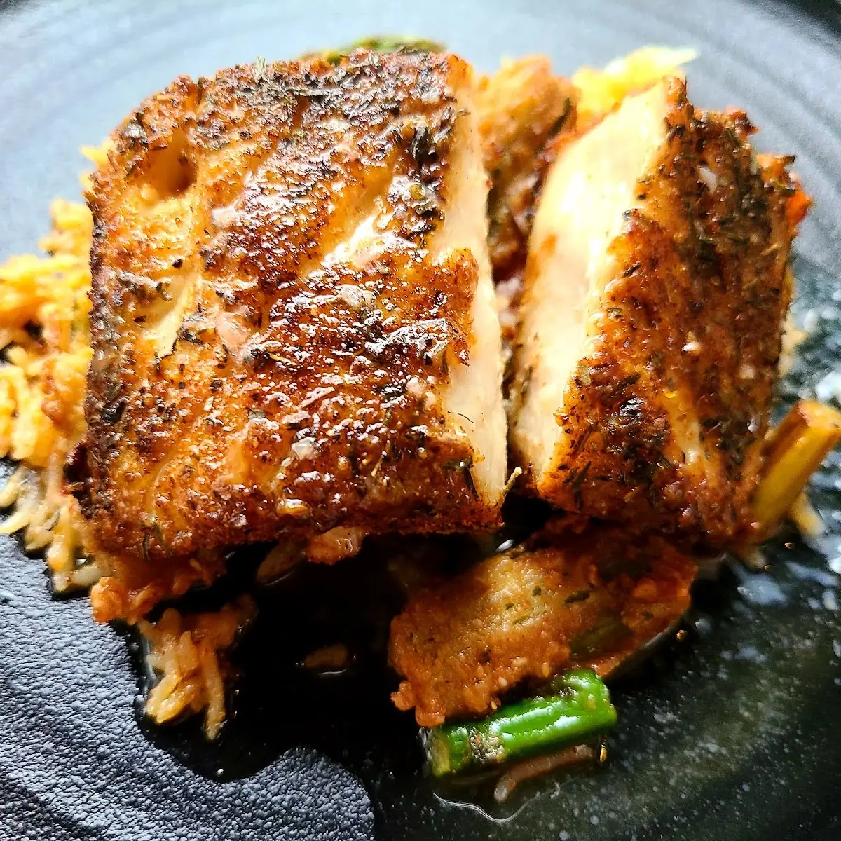 Crispy-Skinned Striped Bass