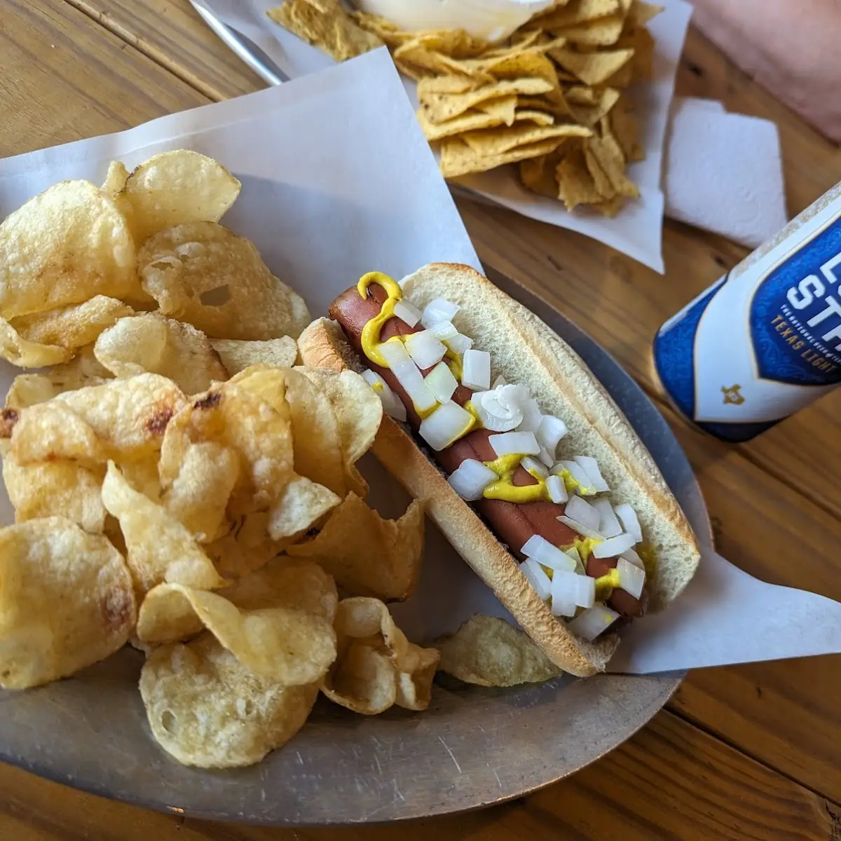 Hot Dog with Chips