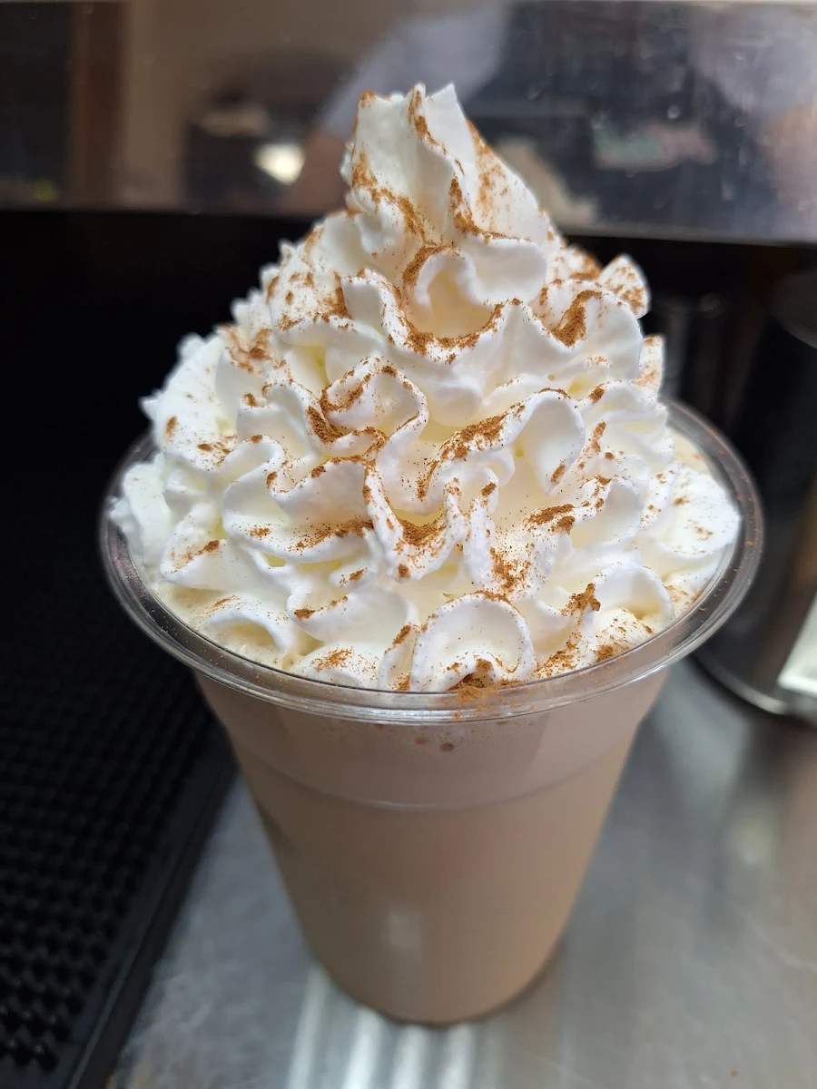 Mocha Latte with Whipped Cream