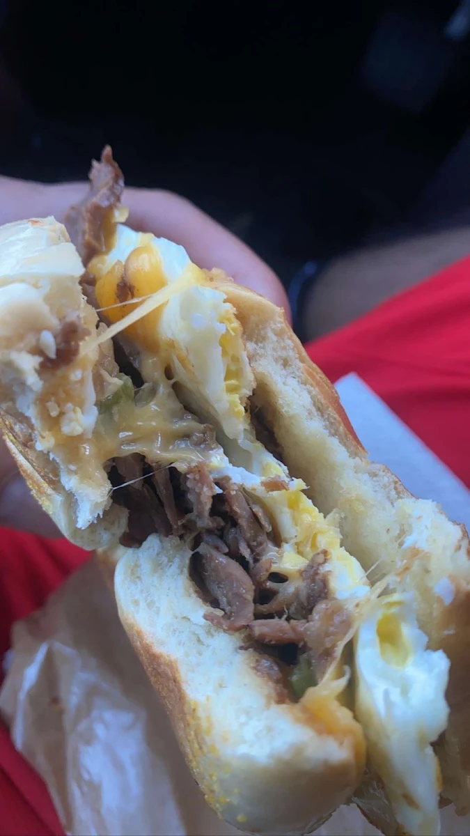Steak Egg and Cheese Bagel