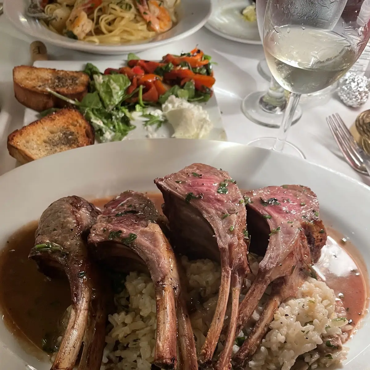Grilled Bone in Veal Chop With