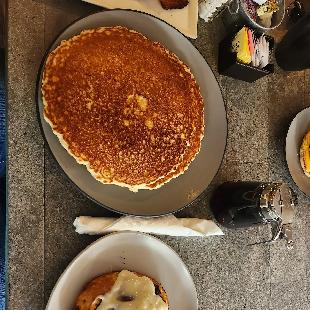 Pancake & Cinnamon Roll