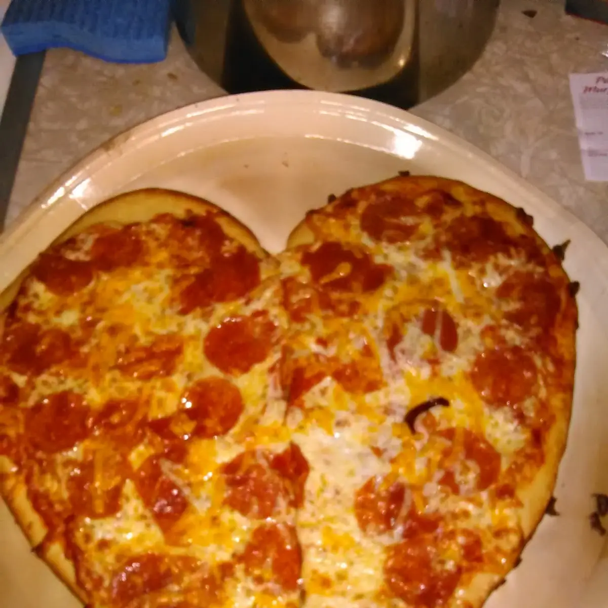 Valentine Pepperoni Pizza