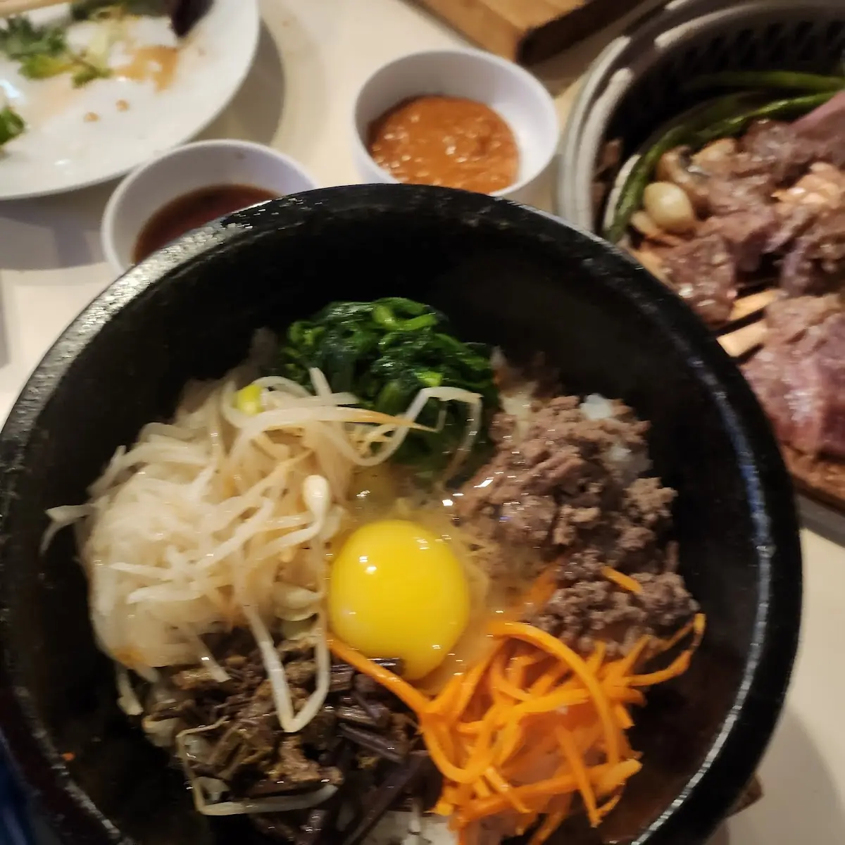 Bibimbab with Raw Beef