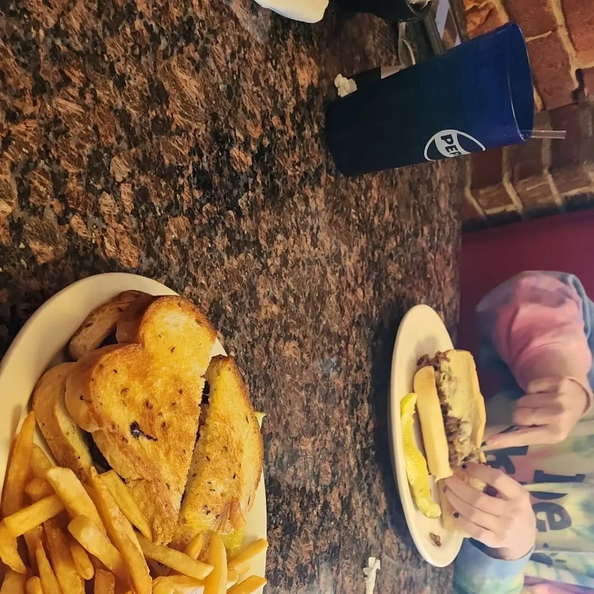 Patty Melt and Philly Cheesesteak