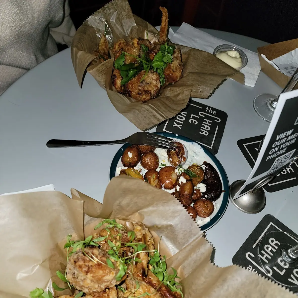 Wings and Pretzel Bites