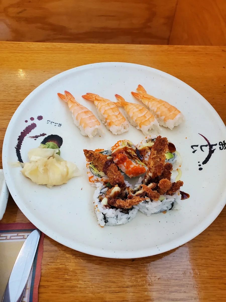 EBI Nigiri and Spider Roll