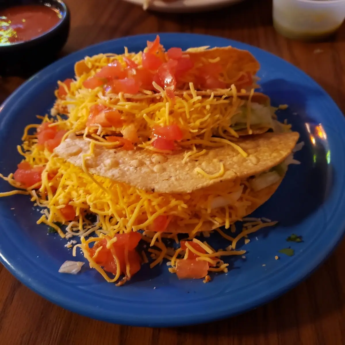 Hard Shell Shredded Chicken Tacos