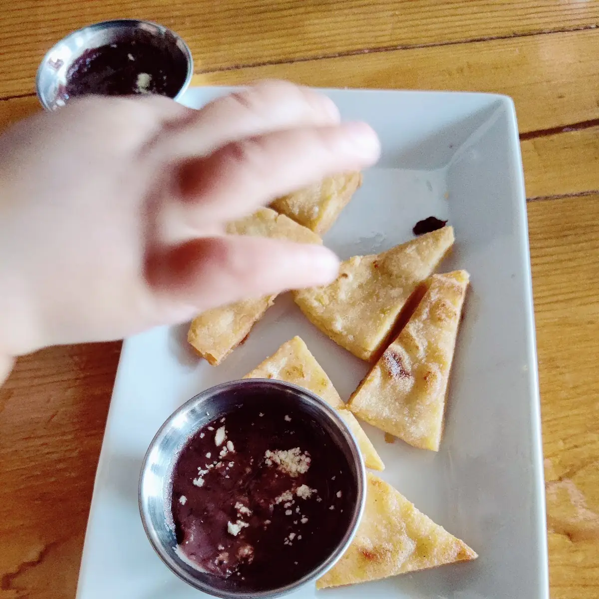 Refried Beans with Tortilla Chips
