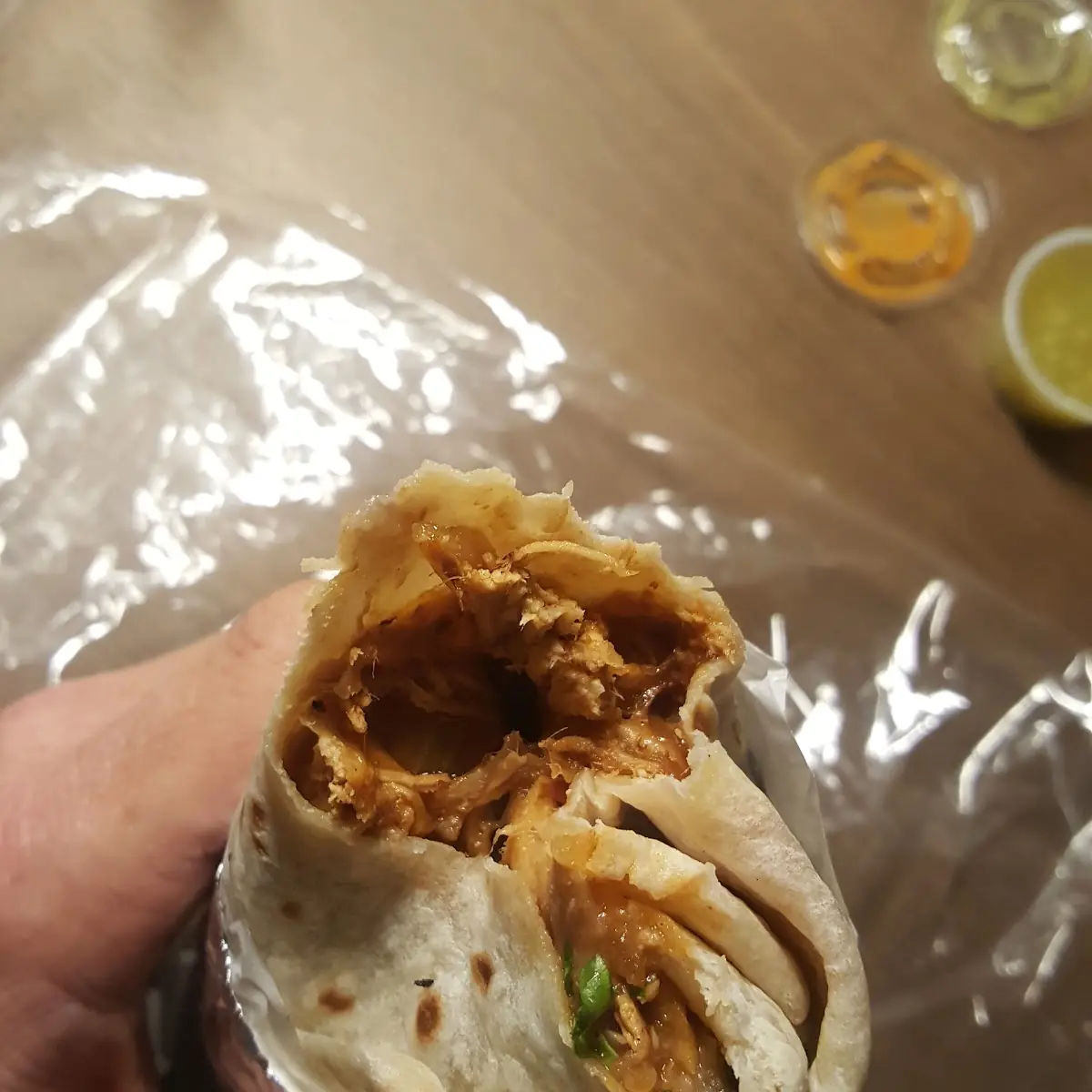 Burrito De Adobada (Marinated Pork)