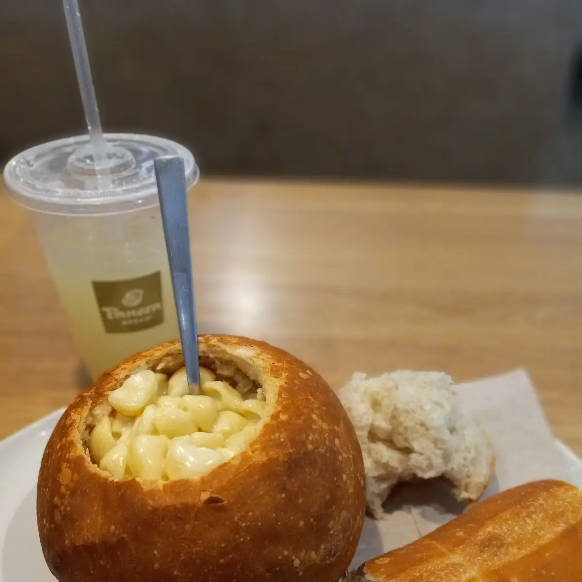 Mac and Cheese Bread Bowl