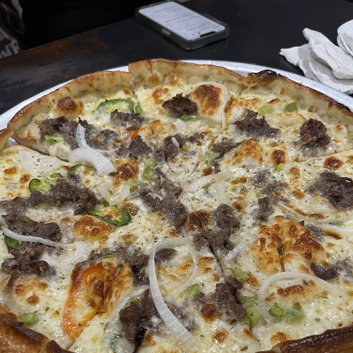 Philly Cheesesteak Pizza