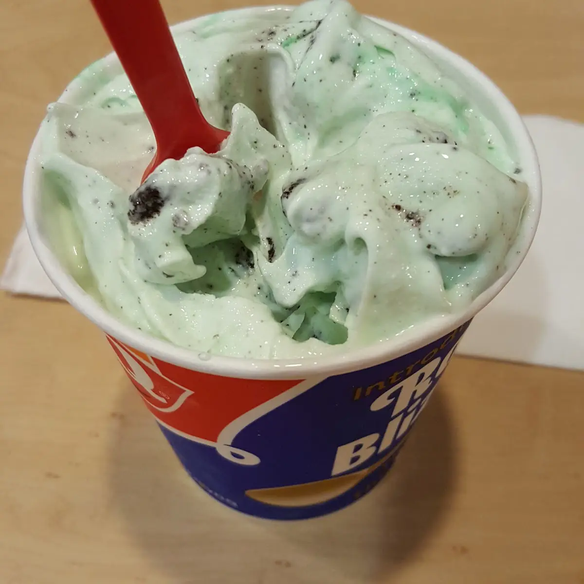 Mint Oreo Blizzard Treat