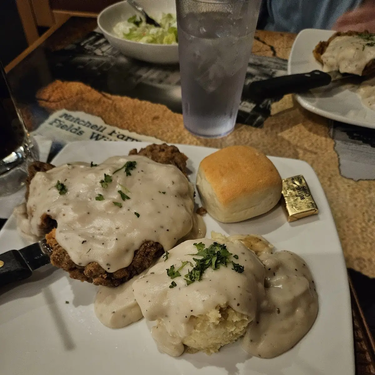 Country Fried Steak and Mashed Potatoes