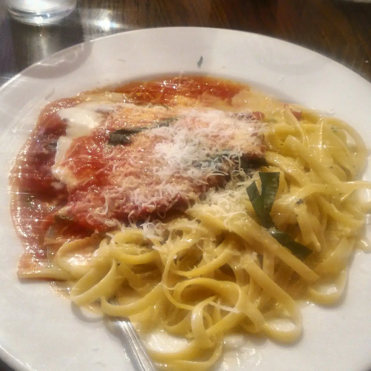 Chicken Parmesan with Spaghetti
