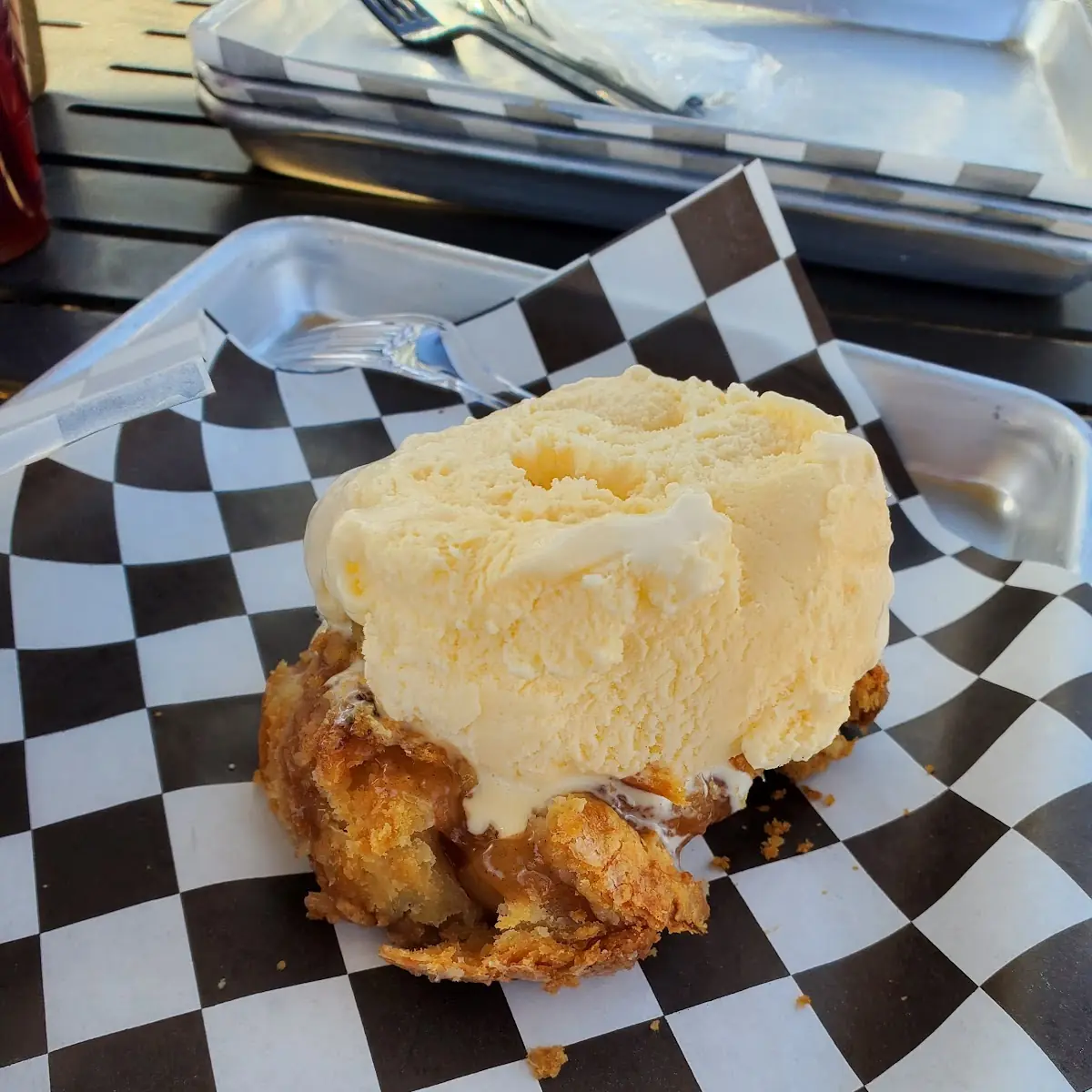 Smoked Apple Pie a La Mode