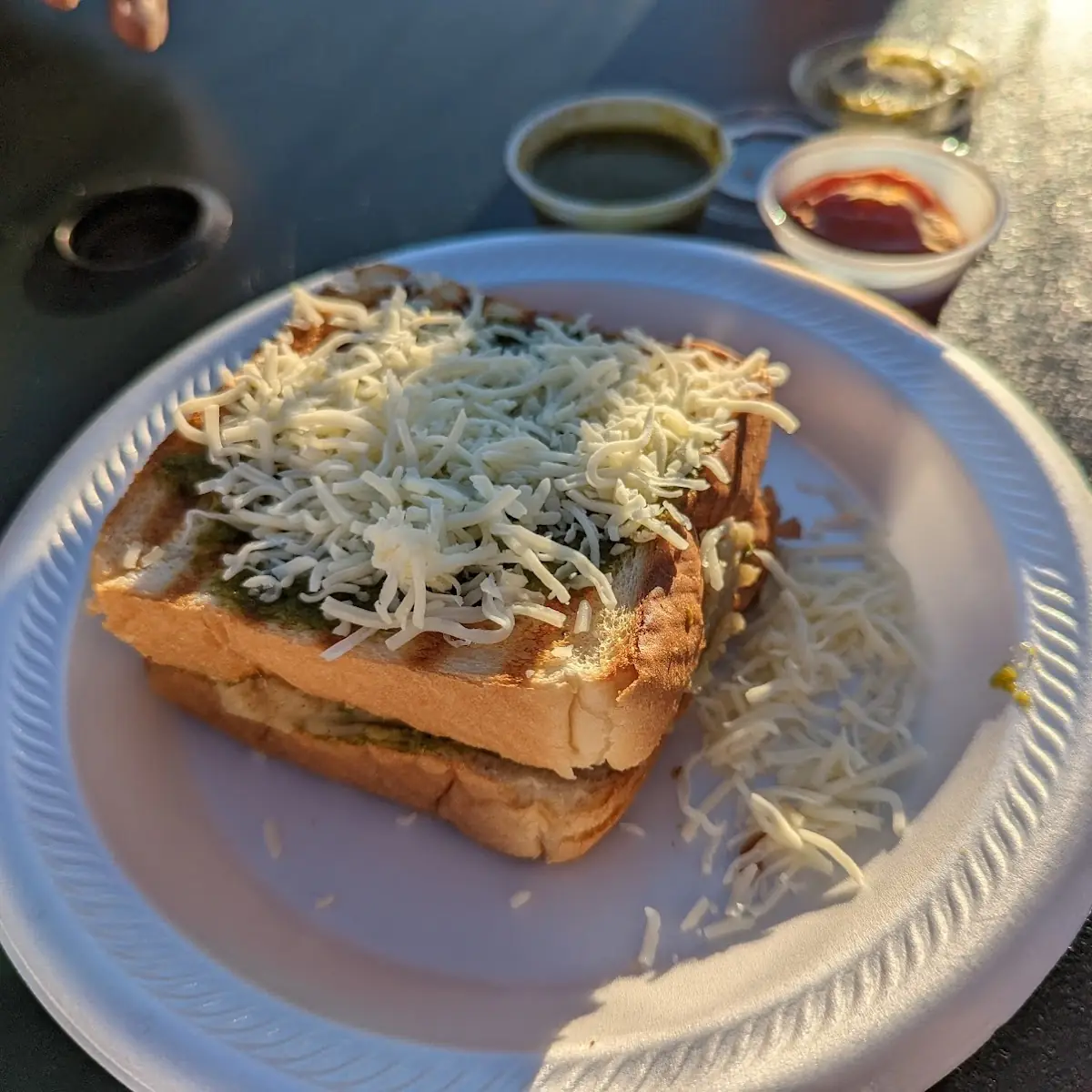 Bombay Grilled Cheese Sandwich