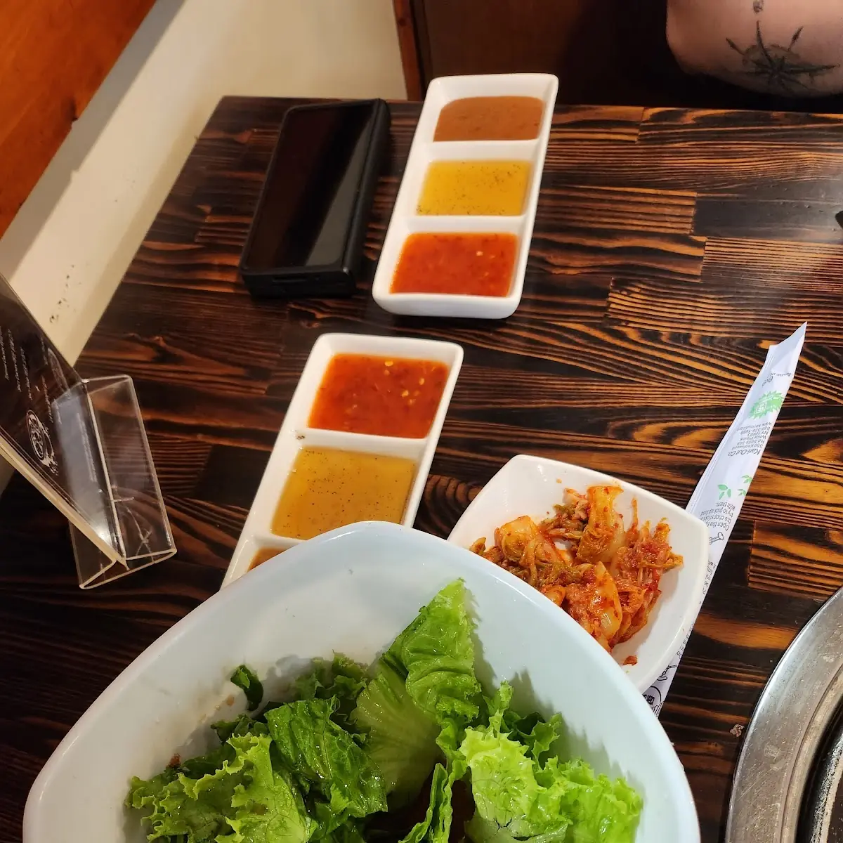 Salad Dipping Sauces & Kimchi