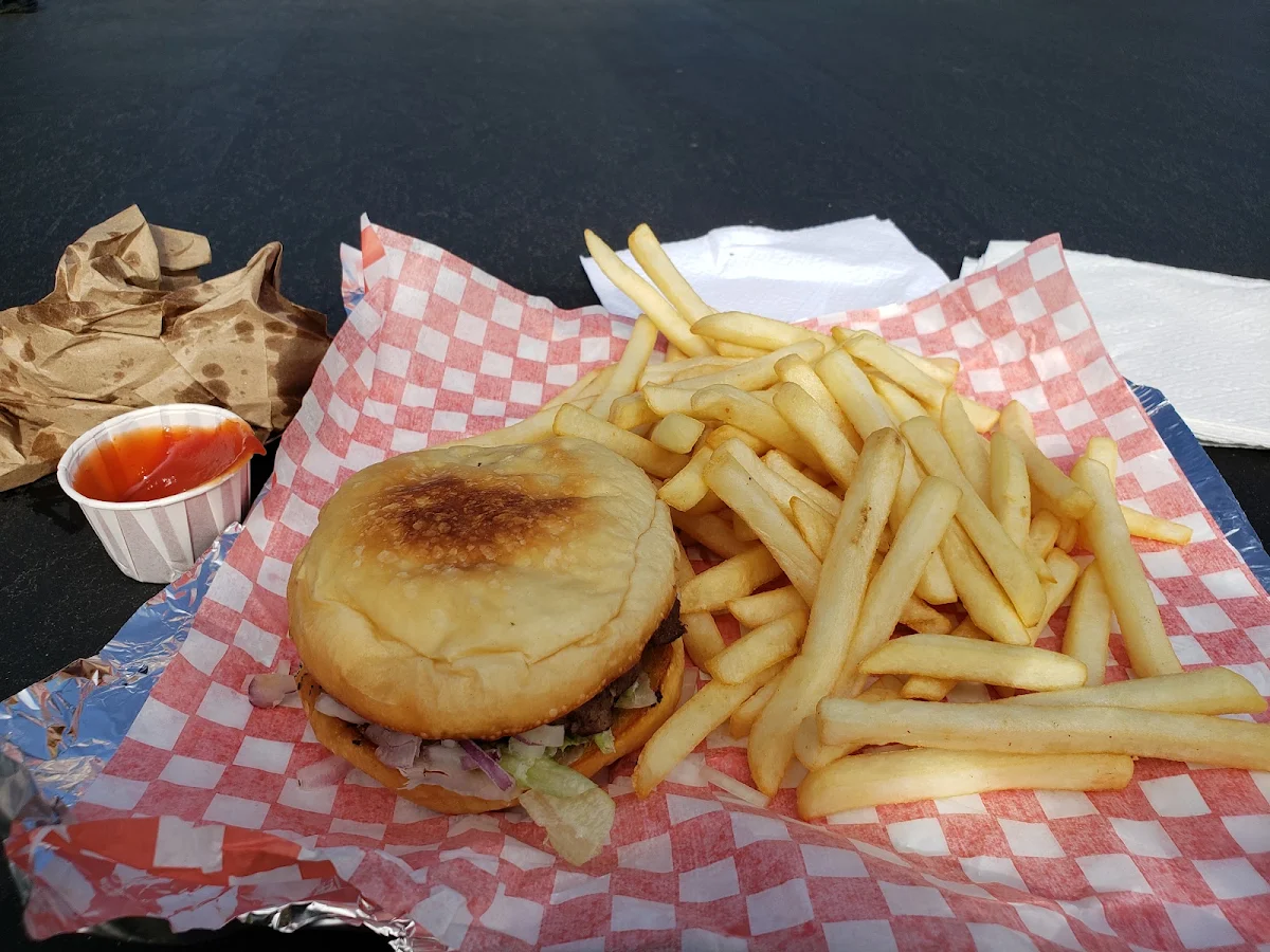 Burger and Fries