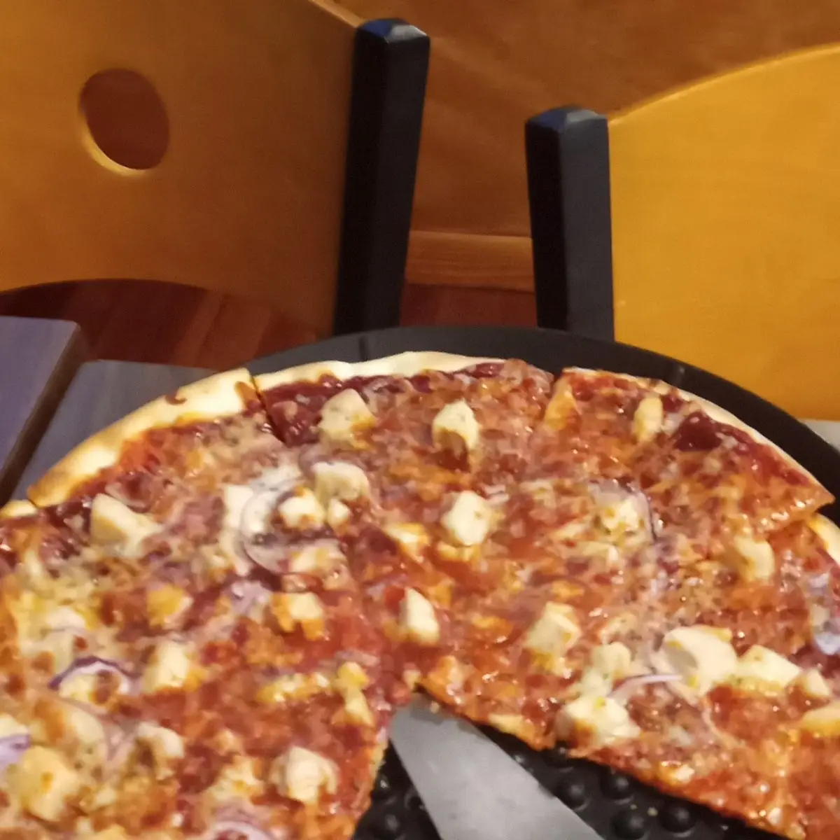 Chicken Bacon BBQ Pizza