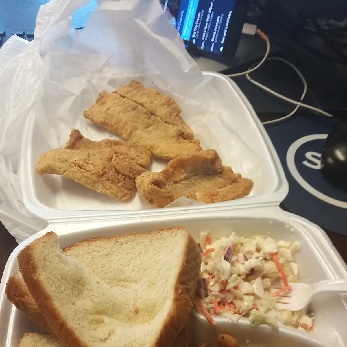 Fried Catfish Dinner with Sides