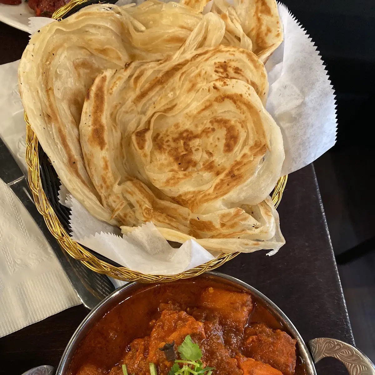 Porotta & Chicken Tikka Masala
