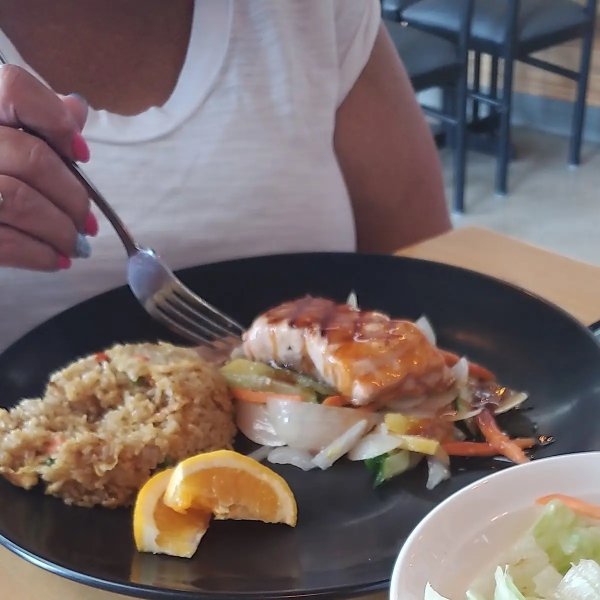 L Salmon Teriyaki