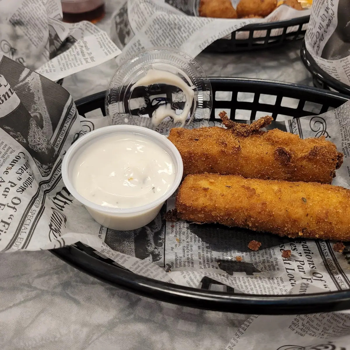 Fried Macaroni and Cheese Sticks