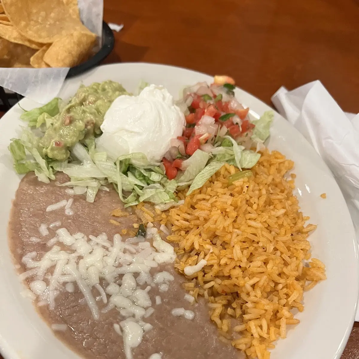 Lettuce Pico Refried Beans