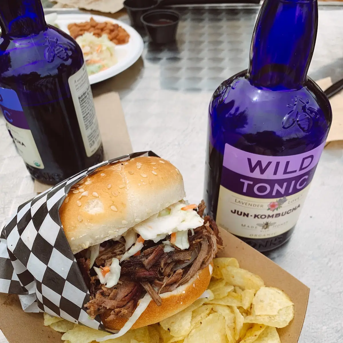 Chopped Brisket Sandwich