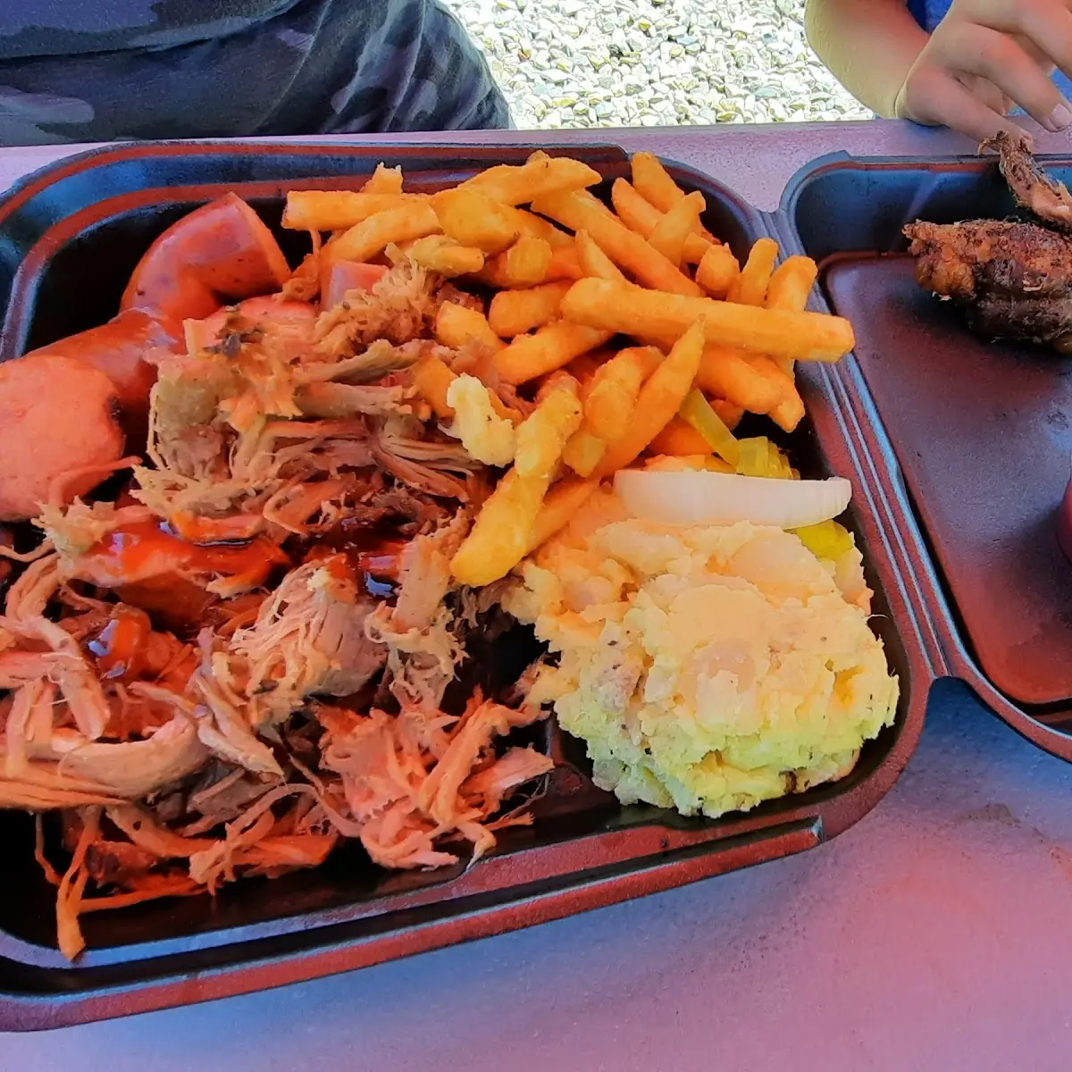 Three Meat Combo