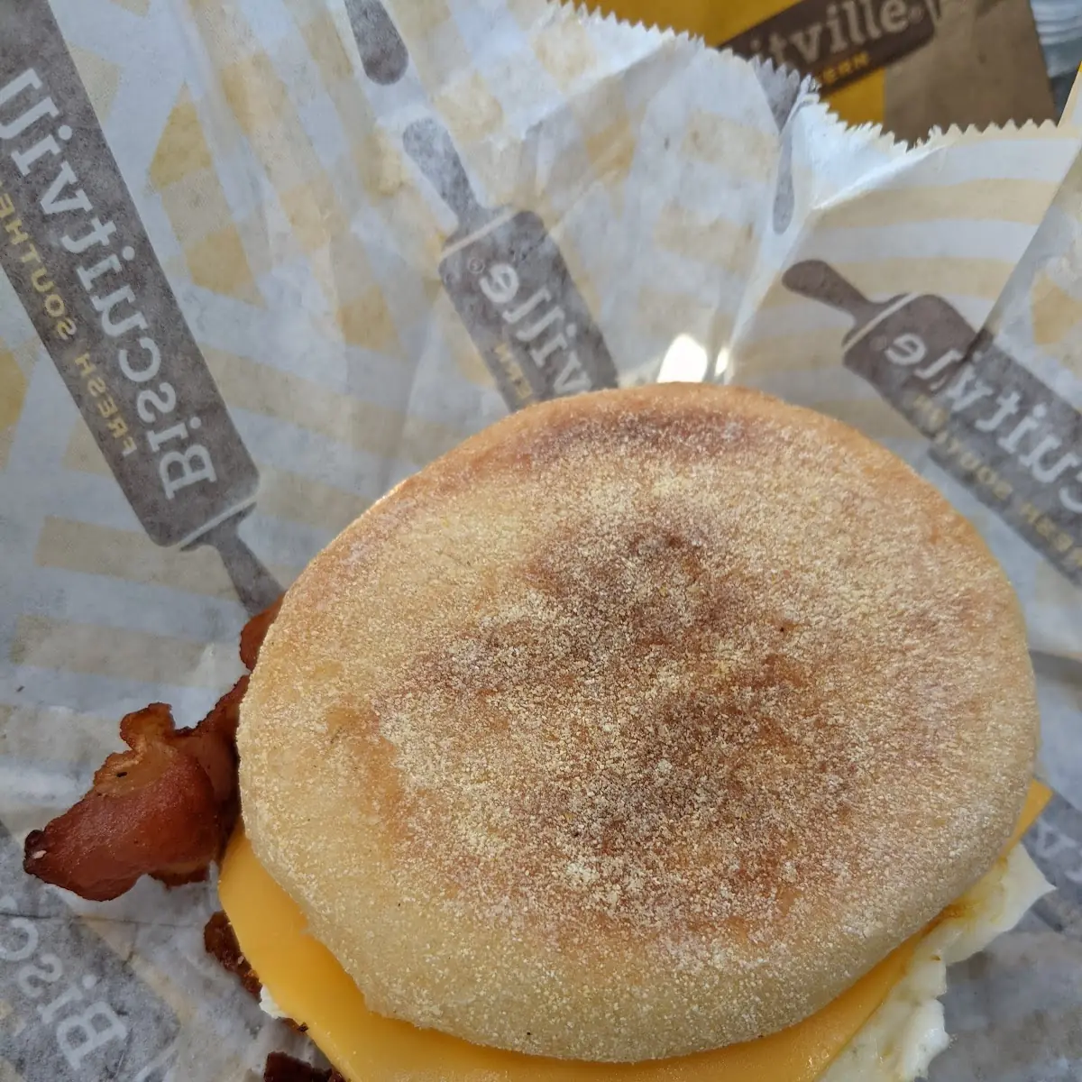 Bacon Egg Cheese English Muffin