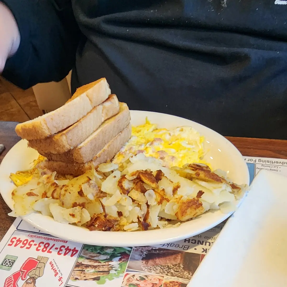 Ham Egg & Cheese Omelette