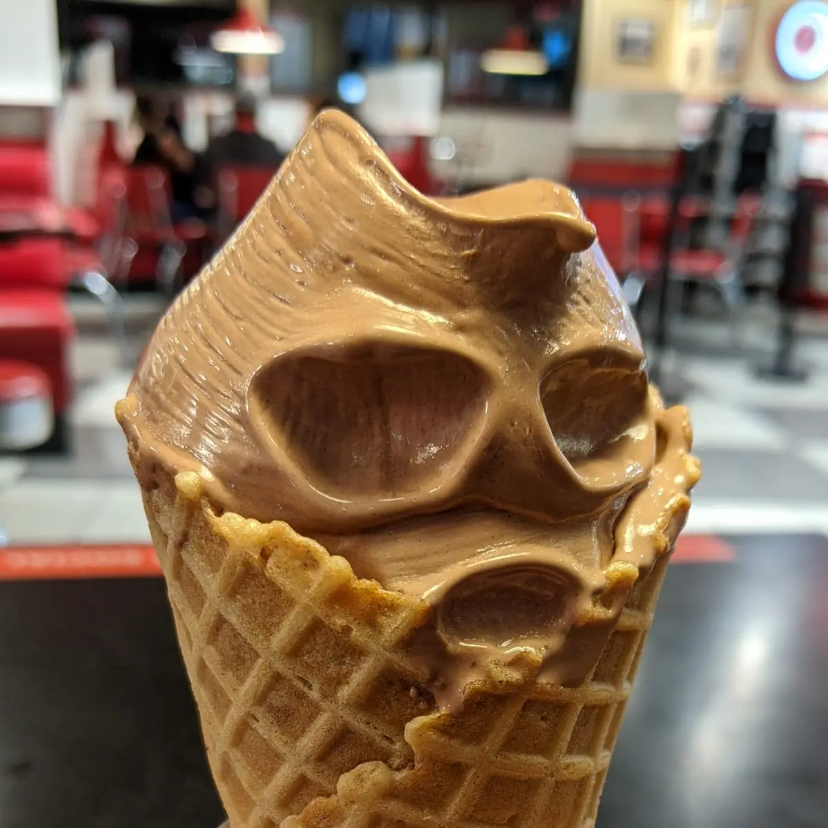 Frozen Custard in a Waffle Cone
