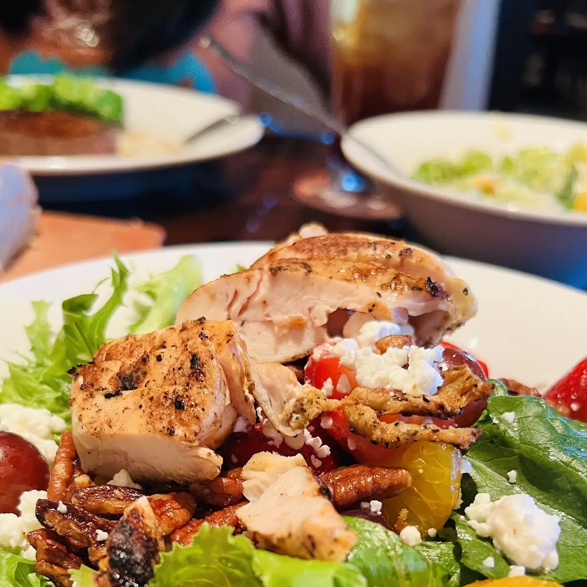 Grilled Chicken & Strawberry Salad