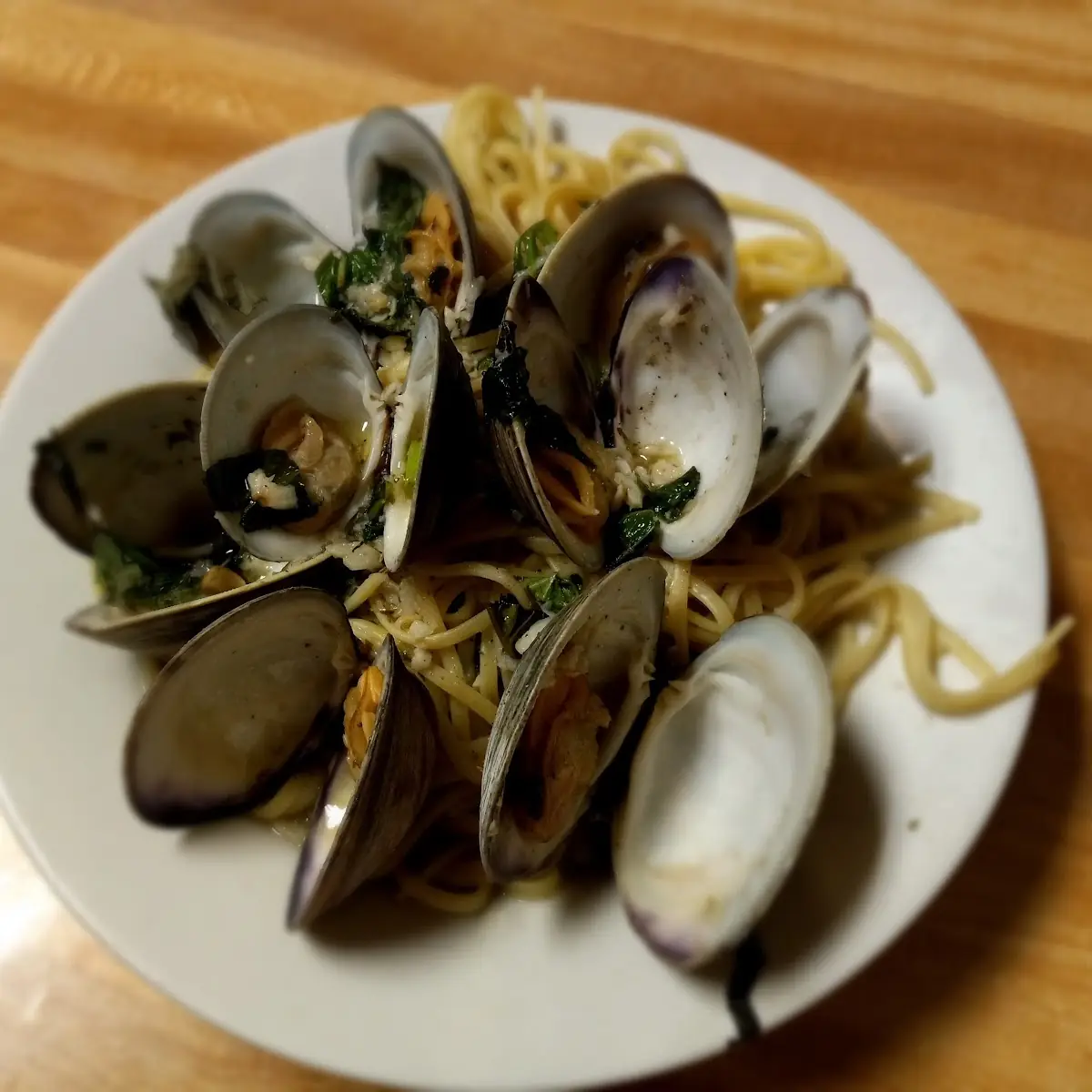 Clams Al Vino Blanco