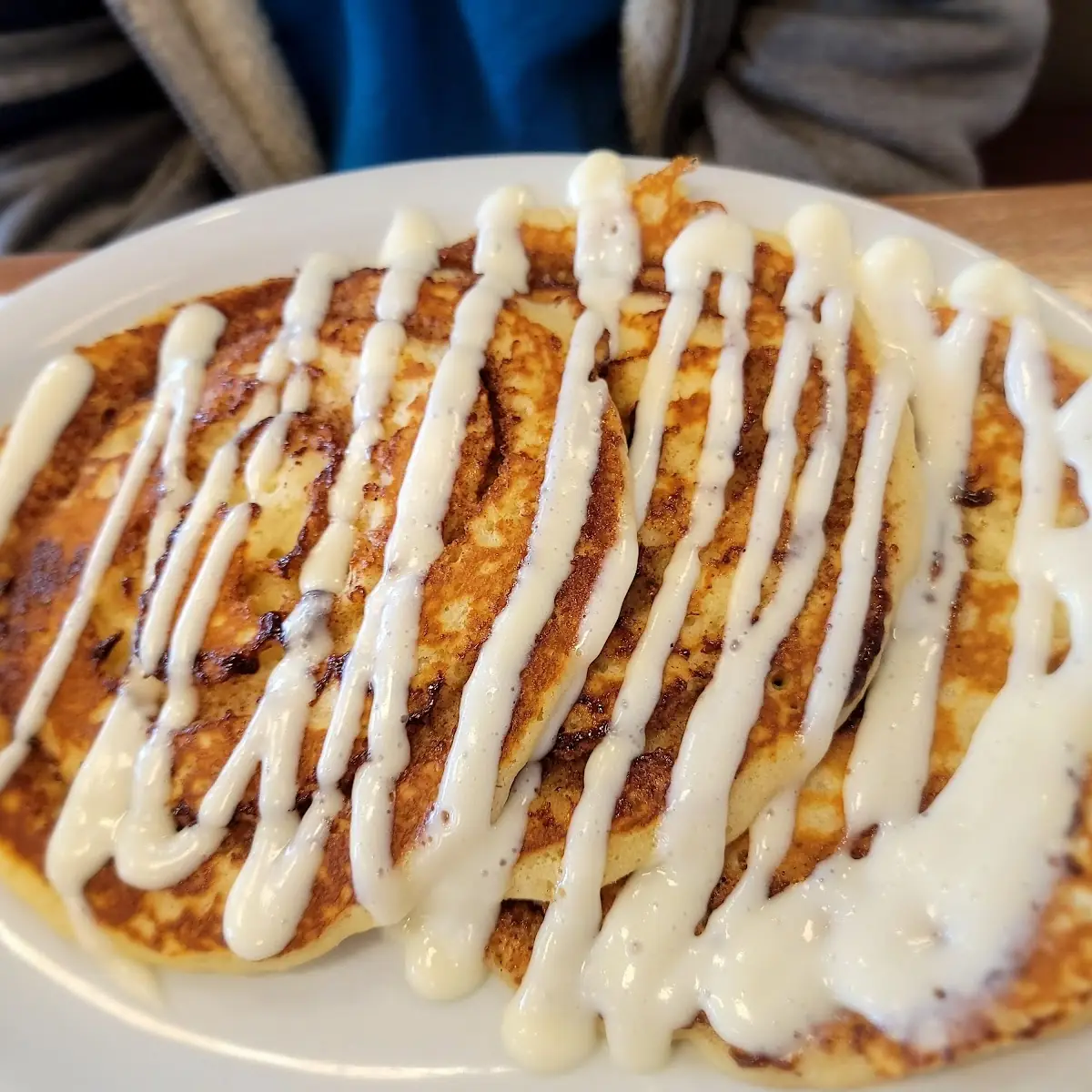 Cinnamon Roll Pancakes