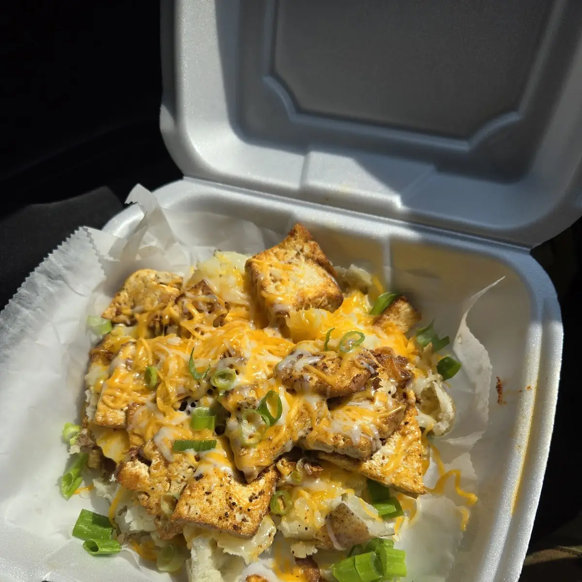 Baked Potato with Tofu