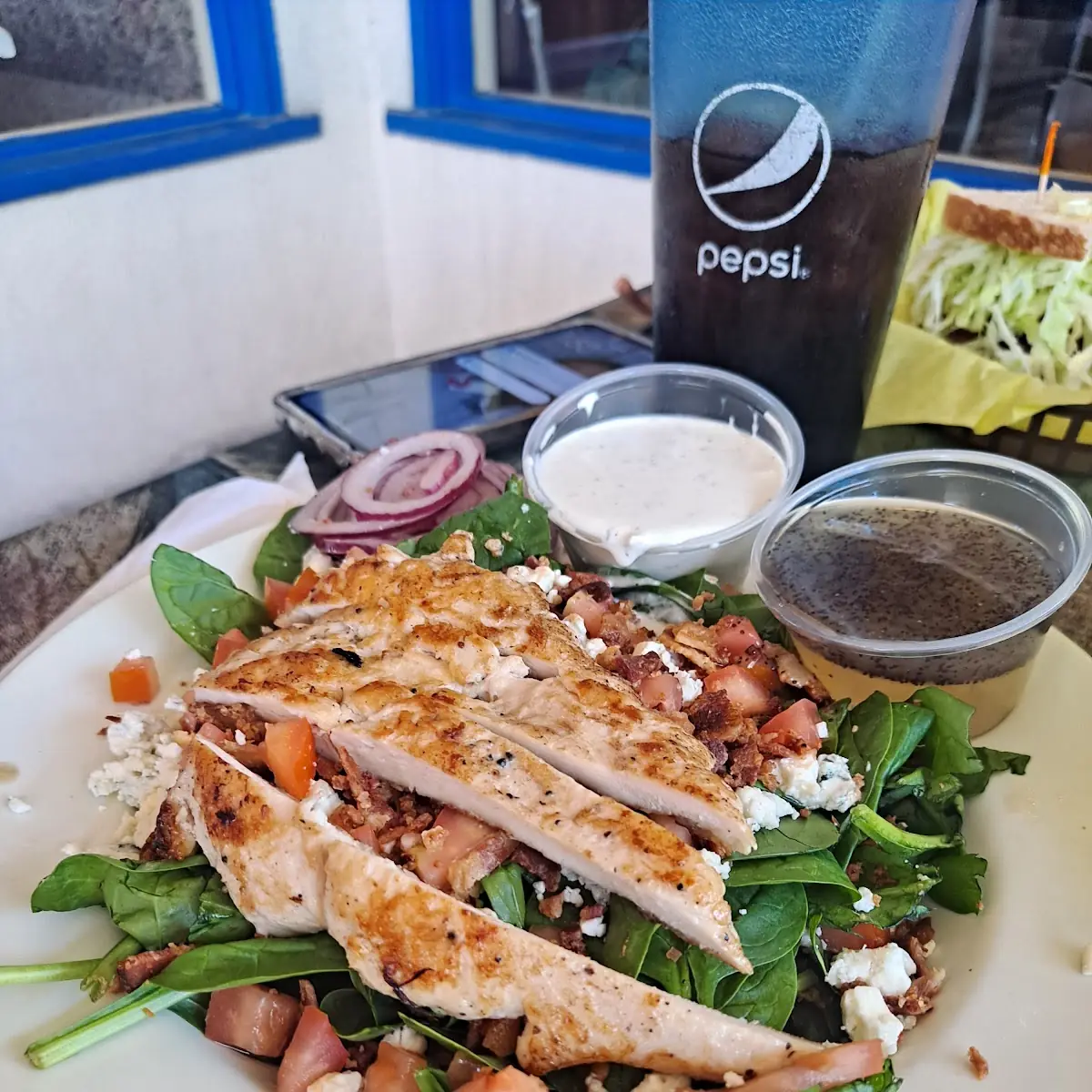 Chicken Spinach Salad