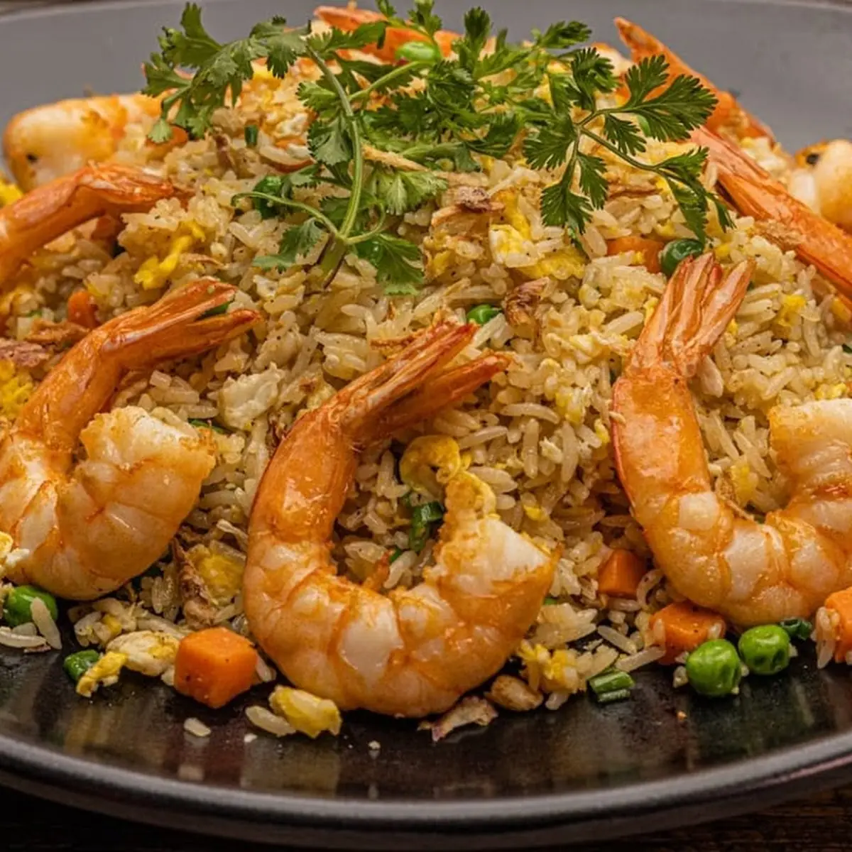 Grilled Shrimp Fried Rice