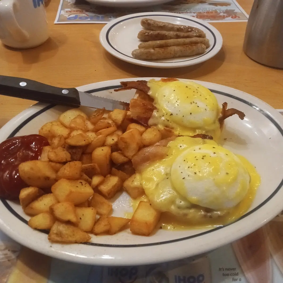 Bourbon Bacon Jam Eggs Benedict