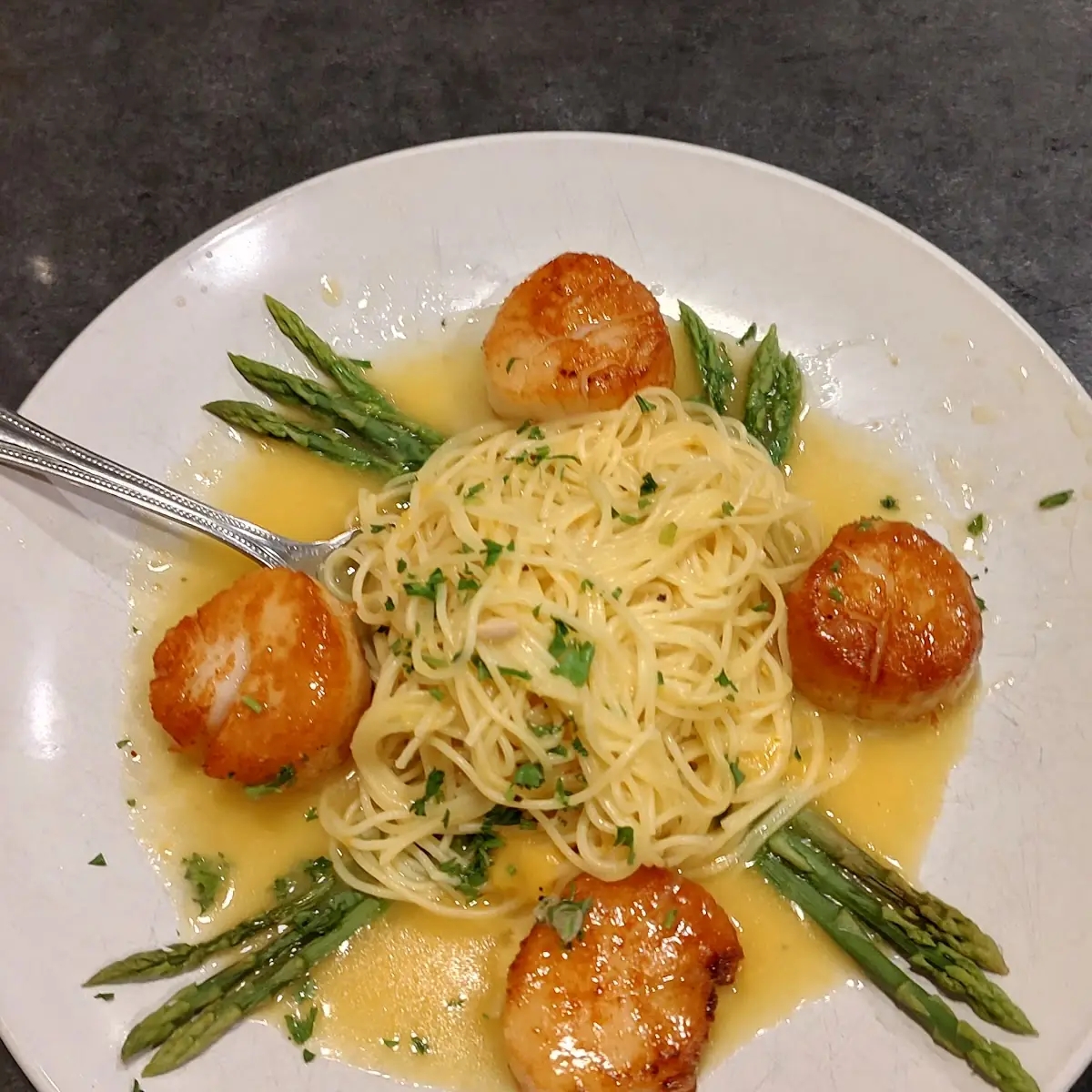 Sea Scallops & Asparagus