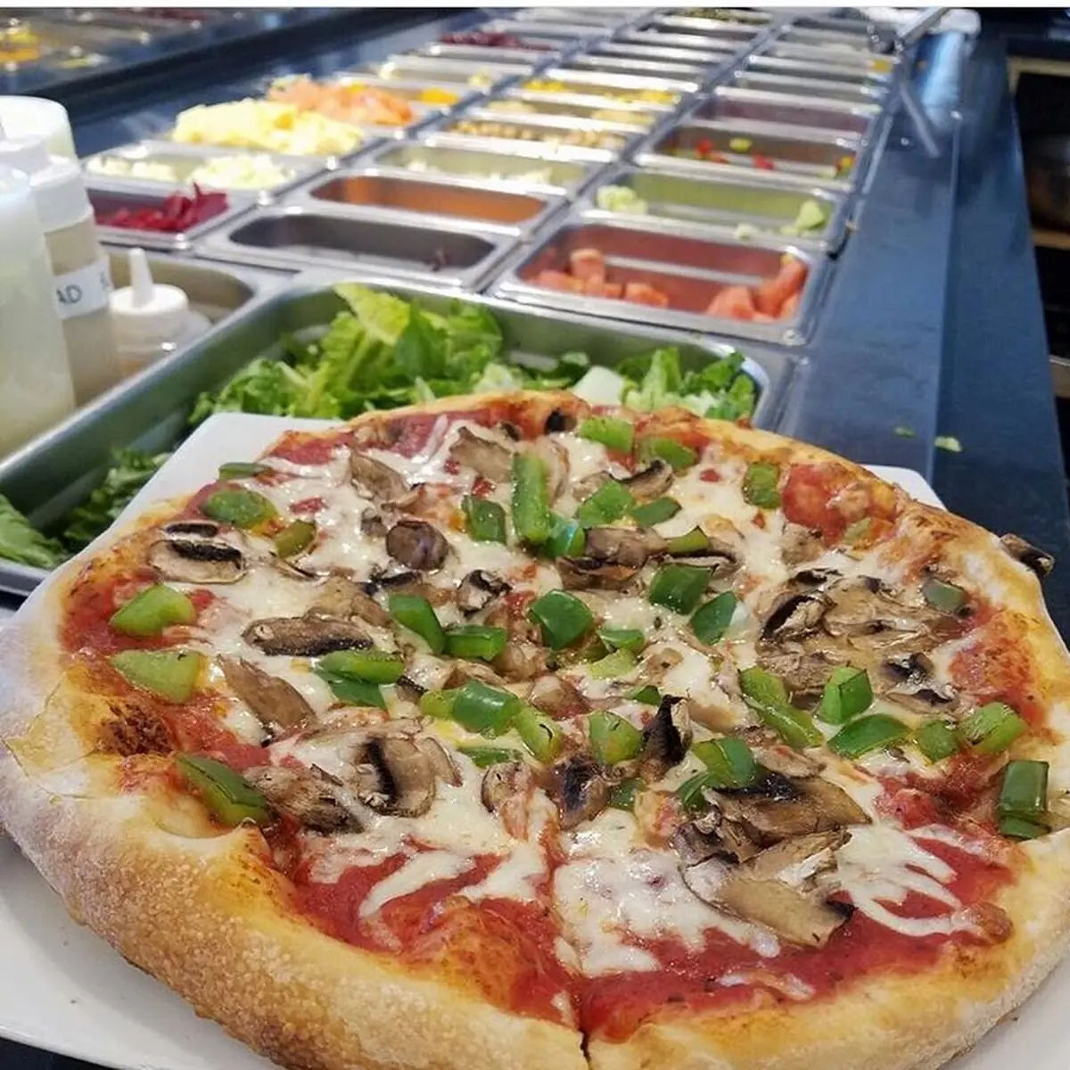 Personal Pie and Salad Bar