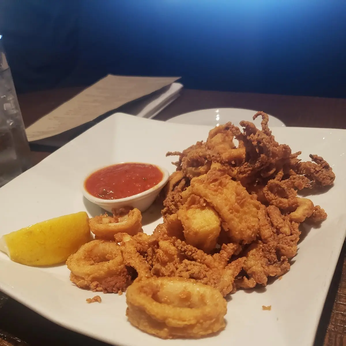 Fried Squid with Marinara